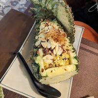 Pineapple rice at Vi Que Kitchen in Ho Chi Minh City