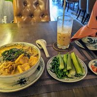 Bun Vi Que with sides at Vi Que Kitchen in Ho Chi Minh City