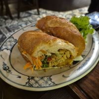 Bahn mi with lions mane at Vi Que Kitchen in Ho Chi Minh City