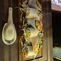 Pho rolls, came with peanut sauce at Vi Que Kitchen in Ho Chi Minh City