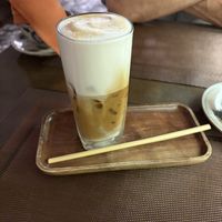 Half of this was just foam and the other was over roasted coffeee  at Vi Que Kitchen in Ho Chi Minh City