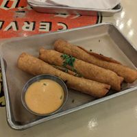 Black Bean taquitos at Bird & Co in Portland