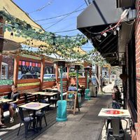 Super cute Updated outdoor dining are    at Bird & Co in Portland