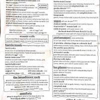 Here's the menu at Barrio Charro in Tucson