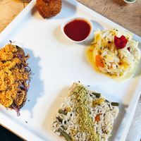 Lunch set at Vrindaa in Rome