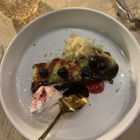 Dessert, with homemade ice cream   at Vrindaa in Rome