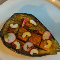Eggplant at Vrindaa in Rome