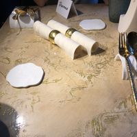 Table setting   at Vrindaa in Rome