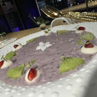 Blueberry risotto (not sweet 😊)   at Vrindaa in Rome