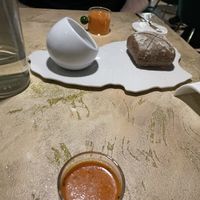 Broth starter  at Vrindaa in Rome