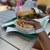 Vegan Philly Cheesesteak at Tiger Lily Cafe in Chesterton