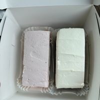 Strawberry Dream cake and banana pudding cake   at Tiger Lily Cafe in Chesterton