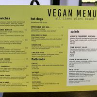 A whole menu!  at Tiger Lily Cafe in Chesterton