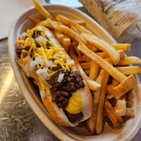 Coney Dog at Tiger Lily Cafe in Chesterton