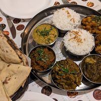 Menu buffet at Buffet Maharani in Montreal