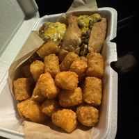 Cheezesteak combo   at Bar Vegan ATL in Atlanta