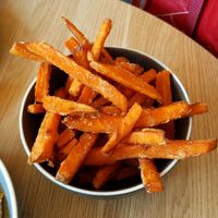Sweet potato fries at Smithburg in South Melbourne