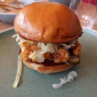 Crispy cauli burger at Smithburg in South Melbourne