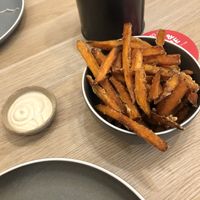 Sweet potato fries at Smithburg in South Melbourne