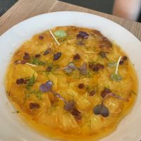 Roast Pineapple Carpaccio  at Smithburg in South Melbourne