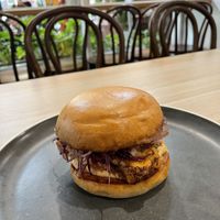 Spicy Cauli Burger at Smithburg in South Melbourne
