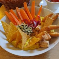 Hummus at Aromas in Mallorca