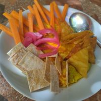 Hummus at Aromas in Mallorca