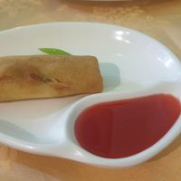 Vegan Spring rolls (there were 2)! at Emperor Palace in Frankston
