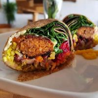 Their Burrito.  at Grow in Puerto Viejo De Talamanca