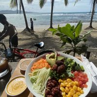 lunch with a view  at Grow in Puerto Viejo De Talamanca