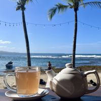 rose cacao tea  at Grow in Puerto Viejo De Talamanca