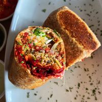 Falafel burrito   at Grow in Puerto Viejo De Talamanca