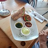 Burrito falafel at Grow in Puerto Viejo De Talamanca