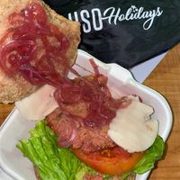 Vegan burger tasteless  at Bamburger in Vicenza