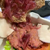 Vegan burger no sauce  at Bamburger in Vicenza