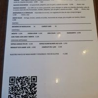 Carta at La Golosa Vegan Vurger in Barcelona