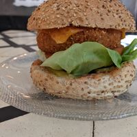 Classic Burger at La Golosa Vegan Vurger in Barcelona