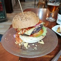 Burger 2 at La Golosa Vegan Vurger in Barcelona