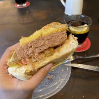 Burger at La Golosa Vegan Vurger in Barcelona