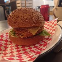  at La Golosa Vegan Vurger in Barcelona