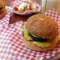 Ratatouille Pesto Vurger at La Golosa Vegan Vurger in Barcelona