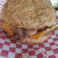  at La Golosa Vegan Vurger in Barcelona