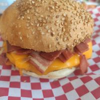  at La Golosa Vegan Vurger in Barcelona