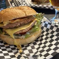   at La Golosa Vegan Vurger in Barcelona