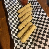 Mozzarella sticks   at La Golosa Vegan Vurger in Barcelona