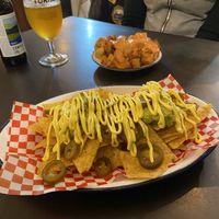 Nachos   at La Golosa Vegan Vurger in Barcelona