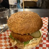 Burger 🍔   at La Golosa Vegan Vurger in Barcelona