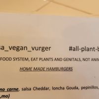  at La Golosa Vegan Vurger in Barcelona