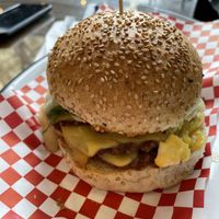 La Rabo Feliz😄 at La Golosa Vegan Vurger in Barcelona