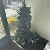 Meditating alien   at Veg & Go Plant Based in Riverside